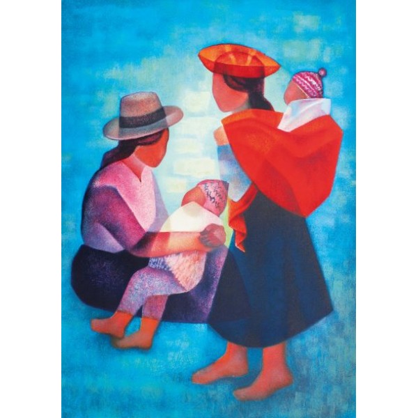 Louis Toffoli, Peruwiańska rodzina, 1986 (1000el.)​​​​​​ - Sklep Art Puzzle
